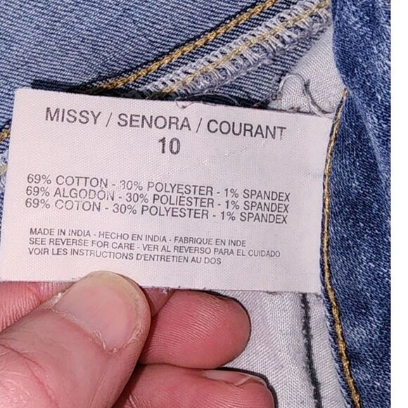 Code Bleu Women's Maya Straight Leg Blue Jeans Size 10 - Picture 8 of 8